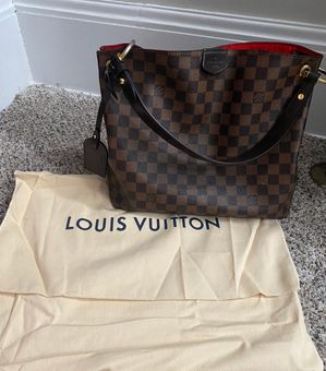 LOUIS VUITTON Graceful PM Damier Ebene Shoulder Bag Brown