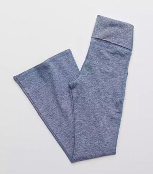 Aerie XL SHORT OFFLINE By The Hugger High Waisted Foldover Flare Legging  Blue - $27 (50% Off Retail) New With Tags - From Delilahs