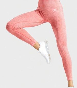 Gymshark Vital Seamless Leggings Coral marl Pink - $25 (58% Off Retail) -  From Abby