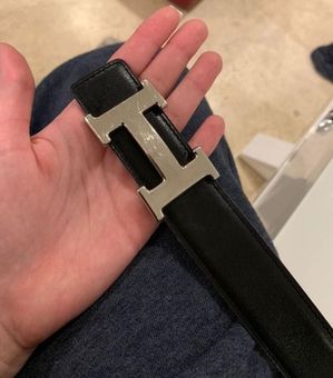 black hermes belt