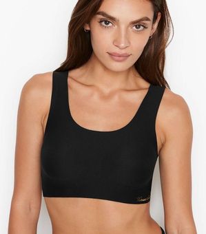 Victoria's Secret Black seamless padded Lounge Unlined Scoop Bra never worn  with packaging Size XS - $28 (20% Off Retail) New With Tags - From Ashley