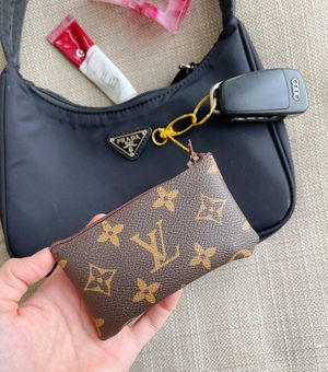 Upcycled Louis Vuitton Cute Corgi Coin Pouch - LingSense