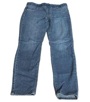 HIGH-RISE JEANS - Blue