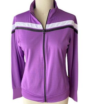 Made for life Purple Activewear Full Zip & Pockets Jacket ~ Women's