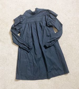 Wild Fable Cottagecore Long Sleeve Black Dress - $27 - From Jenna