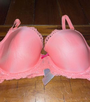 Victoria's Secret Dream Angels Lined Demi Pink Bra with Lace Size 34C - $20  - From Hailey