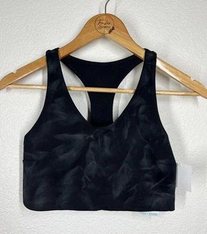 Zella Small S Studio Lite Longline Sports Bra Black Spray - $20 New With  Tags - From Honey