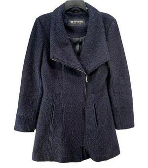 Mid-Length Wool Blend Coat