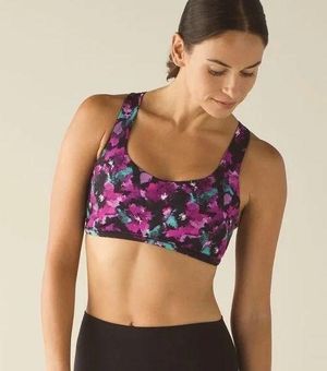 Lululemon Free To Be Tranquil Sports Bra Size 8 Purple Size M