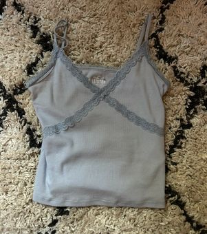 Hollister Lace Cami Blue - $15 (40% Off Retail) - From Eva