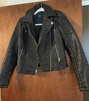 AE Vegan Leather Motorcycle Jacket