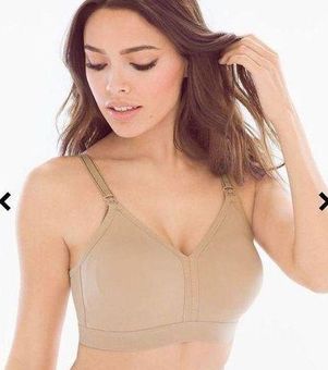 SOMA Embraceable Nursing Full coverage wireless unlined bra size 36 c Tan -  $14 - From Elizabeth