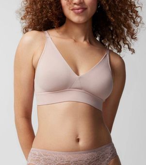 Soma Embraceable Wireless UL Tailored Bra in Amber Rose Pink