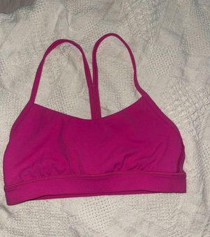 Lululemon Flow-Y Sports Bra Pink Size M - $30 (48% Off Retail) - From  Kaitlynn