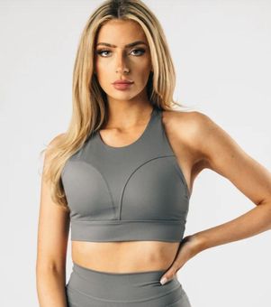 Alphalete Alphalux Alto Bra - Quiet Gray Size M - $26 - From Ashley