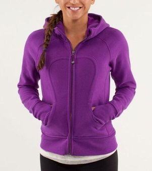 Lululemon Scuba Hoodie Full Zip Purple Violet Size 10 - $60 - From