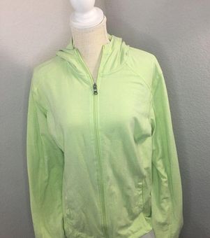 Tek Gear Jacket Women's XL Lime Green Essential Gear Full Zip Hooded - $24  - From HighFashion