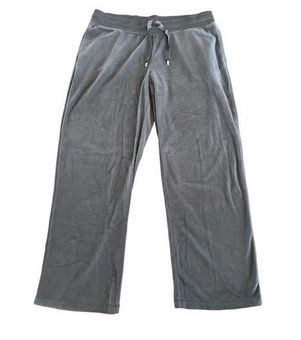 Danskin Velour Sweat Pants Yoga Pants Grey XL Size 16 - $23 - From Mark