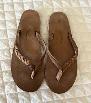 Rainbow Sandals Rainbow Flirty Braidy Sandals Brown Size M