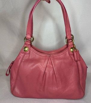 coach pink shoulder bag