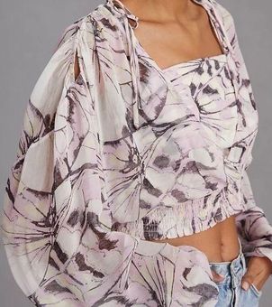 By Anthropologie Sheer Volume Top