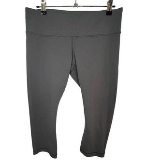 Lululemon Cropped Grey Athletic Leggings Size 10 - $45 - From Brittany