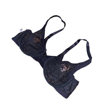 Victoria's Secret Nice black Victoria secret unlined lace/mesh bra 40C Size  40 C - $17 - From Tiffany