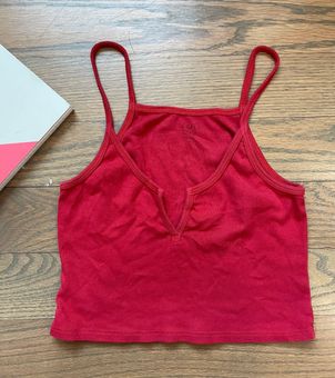 Brandy Melville Red Crop Top - $10 (75% Off Retail) - From Alison