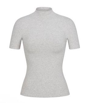 COTTON JERSEY FULL BRIEF | LIGHT HEATHER GREY