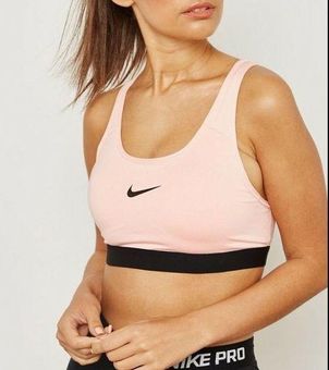 Womens sports bra with support Nike SWOOSH W black