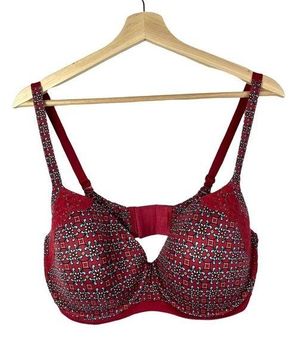 printed Red colour Bra –