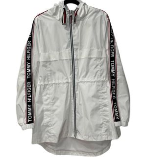Tommy hilfiger hotsell white rain jacket