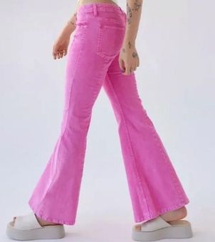 BDG Pink Corduroy Flare Pant