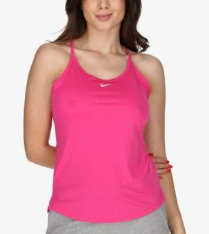 Nike Dri-FIT One Elastika Women's Standard Fit Tank Top Pink Size S  Athletic - $21 - From weilu