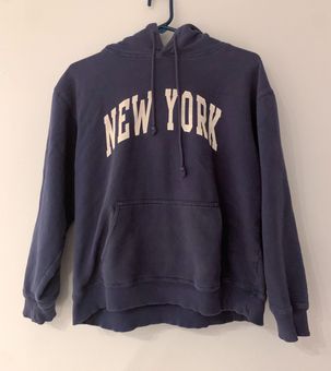 Brandy Melville New York Hoodie Blue - $45 (10% Off Retail) - From