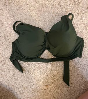 Target Shade And Shore Bikini Top Size 38DD Green Size L - $8 - From Ava