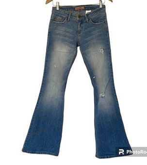 Paris Blues Y2K Stone Washed Low Rise Flare Jeans Size 27 - $29 - From  Genesis