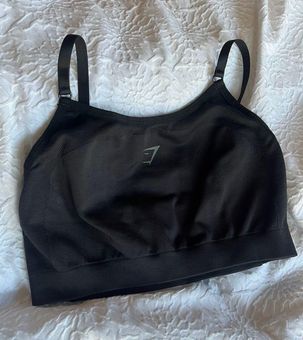 Gymshark Flex Strappy Sports Bra Black Size M - $20 (44% Off Retail) - From  Allison