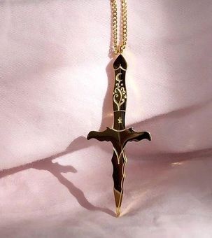 Elita Harkov Ritual Dagger Necklace in Rose Gold - $36 - From Mari