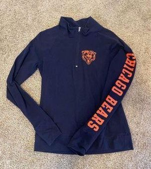 PINK Victoria's Secret, Tops, Victorias Secret Pink Nfl Chicago Bears Zip  Up Hoodie