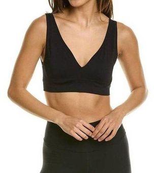 We Wore What NWT V-Neck Bra Top XL Black Unpadded Wireless Ribbed Casual  Modern - $38 New With Tags - From Christine