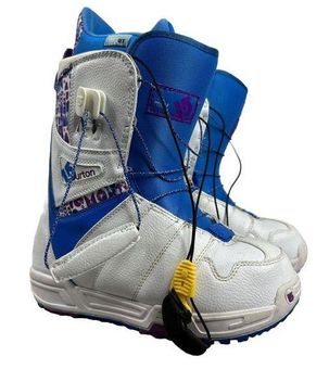 Burton Snowboard Boots Mint Imprint 1 True Fit White Womens Size