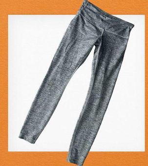 Lululemon EUC Speed Up Tight Leggings Heathered Gray Women's Size 4 - $25 -  From Nikki