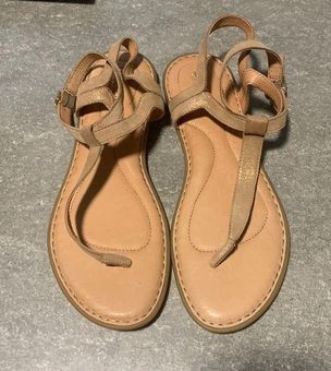 Born Gold sandals size 10 NWOB 57 New With Tags From erica