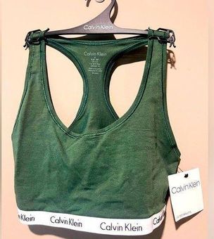 Calvin Klein Underlined Bralette in size Medium and the color is Green! *  NWT * - $20 New With Tags - From Monica