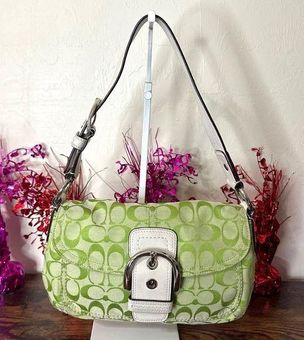 Coach, Bags, Lime Green Coach Purse