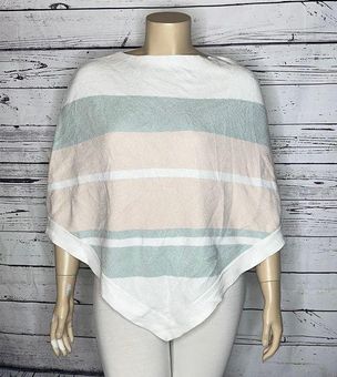 Barefoot Dreams CozyChic Ultra Lite Ocean Breeze Poncho