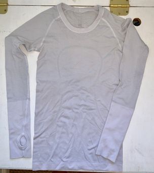 Lululemon Swiftly Tech Long Sleeve Crew (White, 0) at  Men's