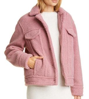 Teddy Sherpa Jacket - Pink