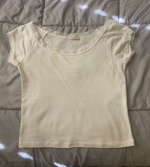 Brandy Melville Lace Top White - $20 (20% Off Retail) - From Henna
